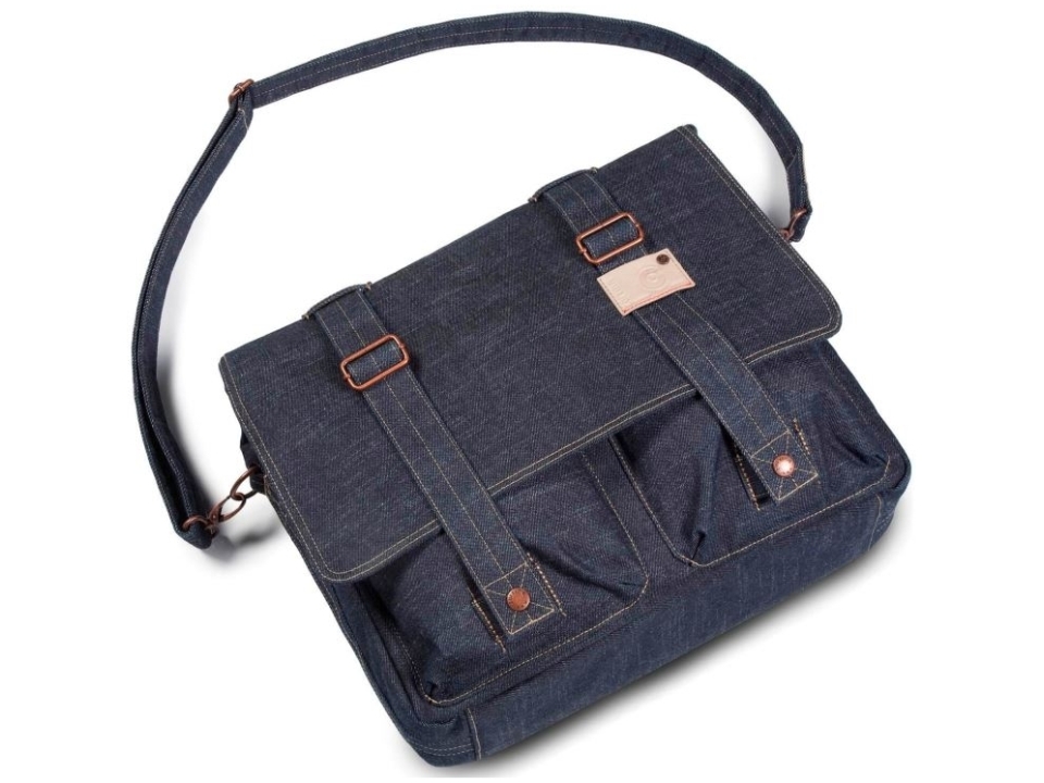 Cortina Kansas Messenger Bag Denim