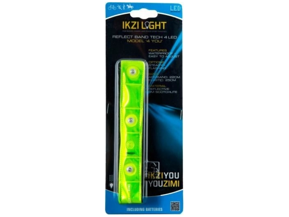 IKZI Reflectie Armband met 4 led