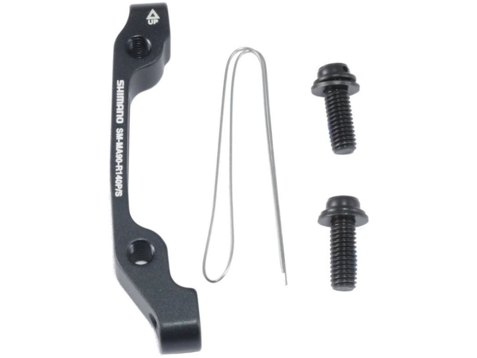 Shimano schijfremadapter van PM 180mm tot PM 203mm zwart