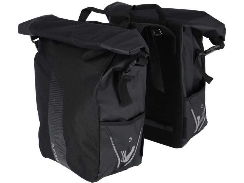 XLC Dubbele Tas V-Light Rolltop